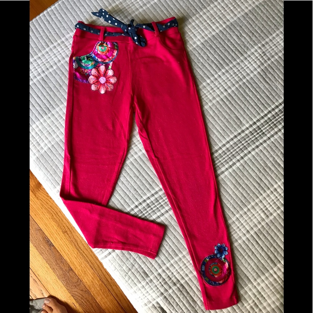 COPY - Girls Desigual Leggings with flower patches 🌸